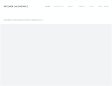 Tablet Screenshot of chudkiewicz.com